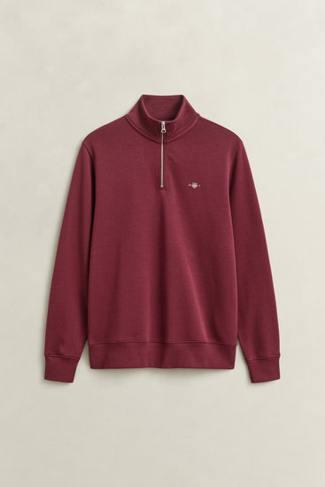 Bluza Shield męska regular fit bordowa