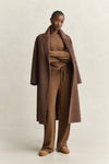 Spodnie damskie straight fit khaki