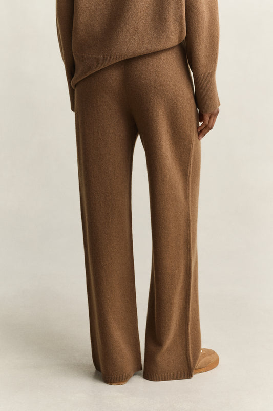 Spodnie damskie straight fit khaki