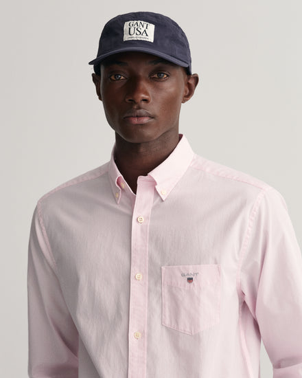 Koszula maklerka z popeliny regular fit