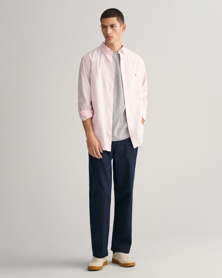Popelinowa koszula regular fit