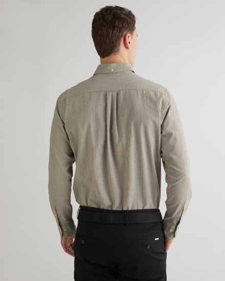 Koszula męska z długim rękawem regular fit szara