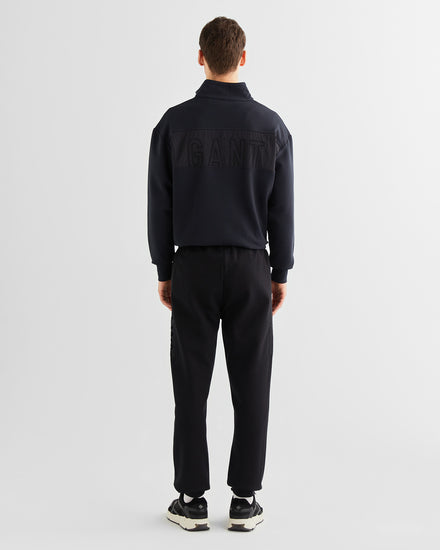 Spodnie dresowe męskie regular fit czarne
