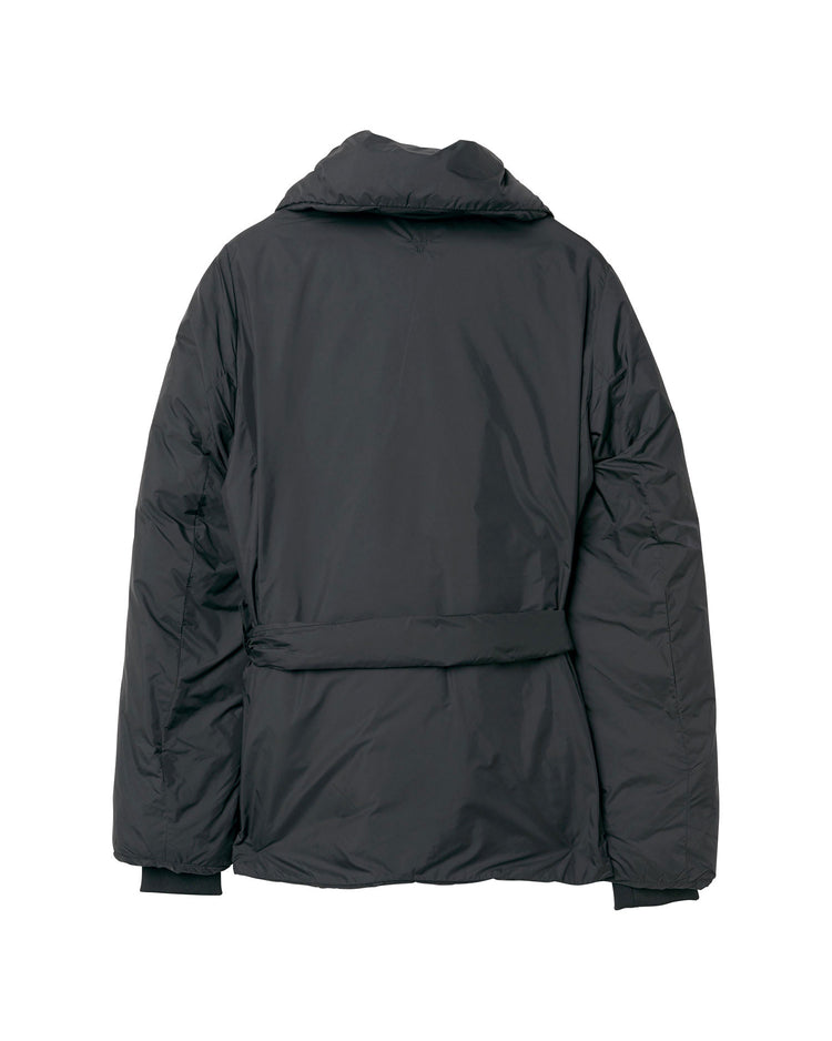 Kurtka damska z zamkiem z długim rękawem czarna