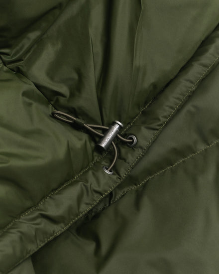 Kurtka męska z kapturem regular fit zielona