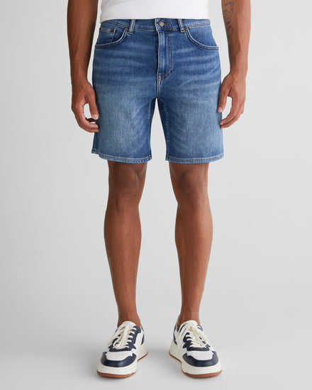 Szorty męskie regular fit niebieskie