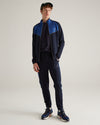 Męskie granatowe spodnie dresowe