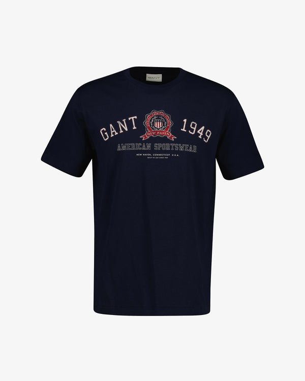 Męski t-shirt graficzny o regularnym kroju