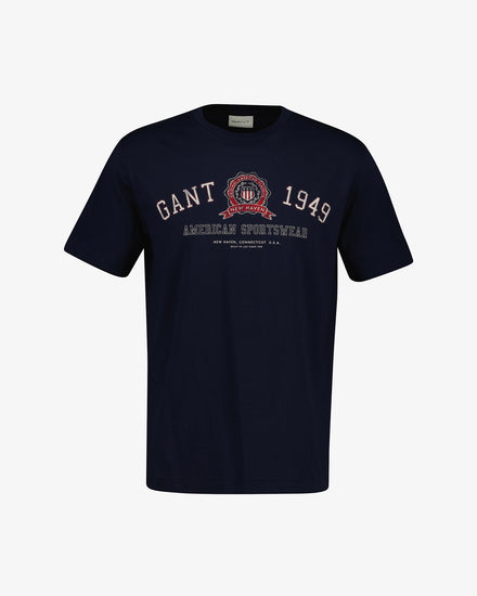 Męski t-shirt graficzny o regularnym kroju