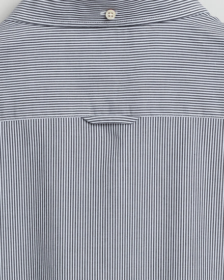 Męska niebieska koszula slim fit w paski