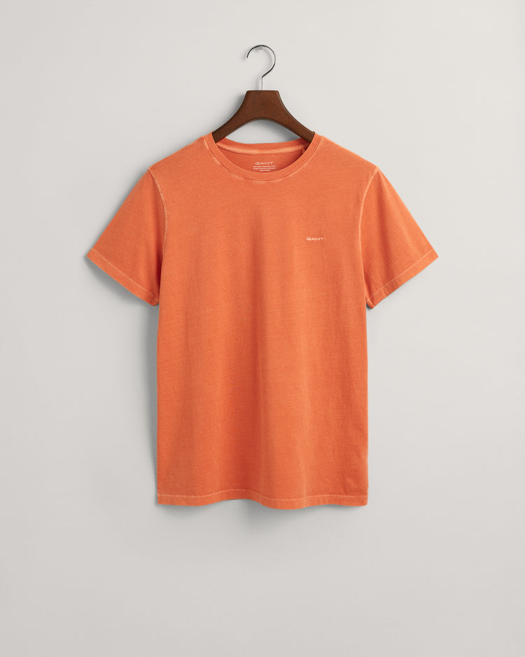 Bawełniana koszulka męska z okrągłym kołnierzykiem relaxed fit