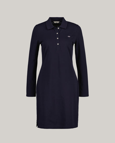 Sukienka z piki z długimi rękawami