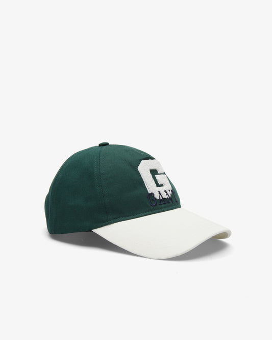 Czapka z daszkiem unisex z nadrukiem zielona