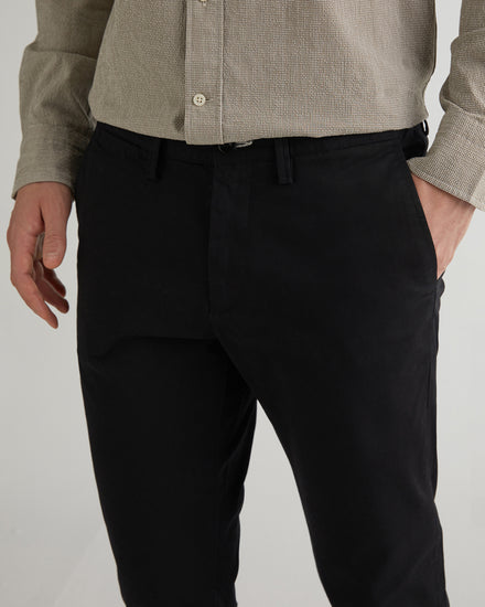Spodnie męskie slim fit czarne
