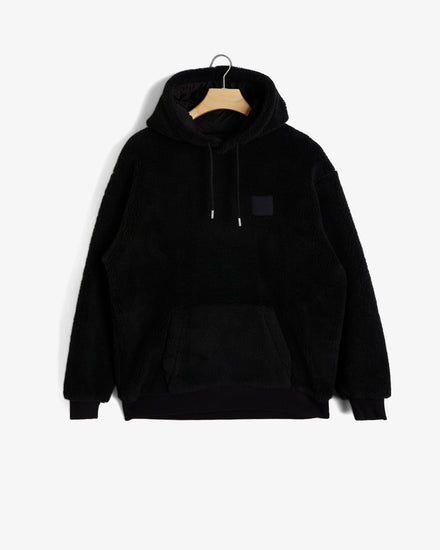 Bluza męska z kapturem relaxed fit czarna