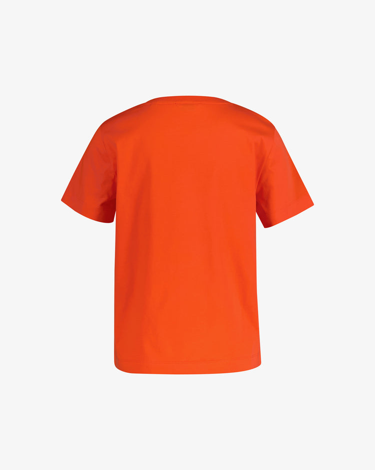 Koszulka damska z dekoltem V z krótkim rękawem regular fit