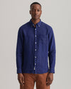 Koszula męska z długim rękawem regular fit granatowa