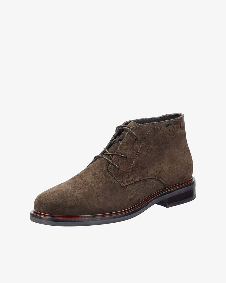 Buty zimowe męskie brązowe