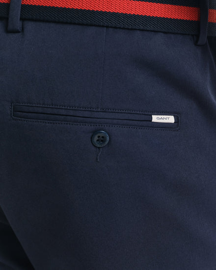 Spodnie męskie slim fit granatowe