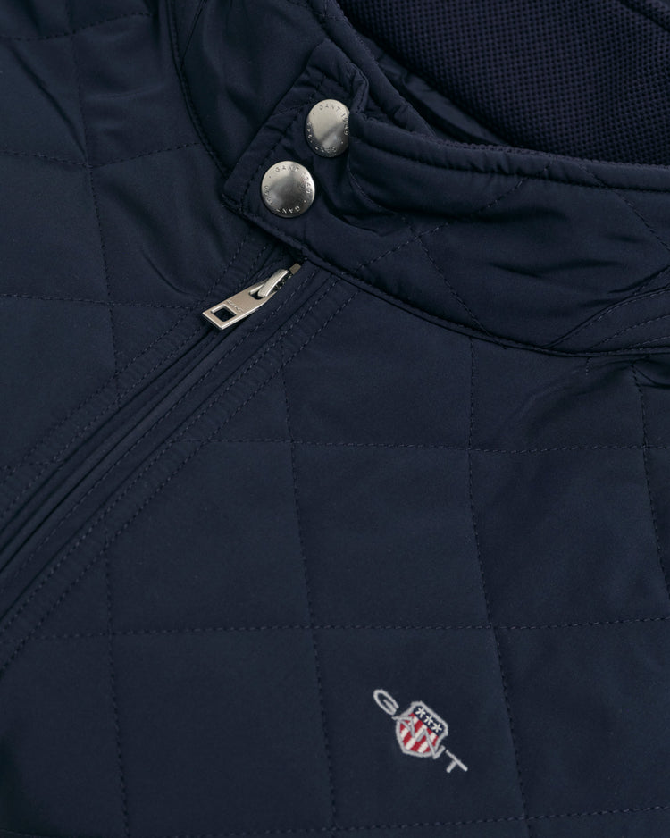 Bezrękawniki męskie regular fit niebieskie