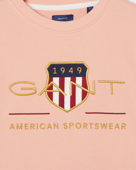 Bluza damska z nadrukiem regular fit pomarańczowa