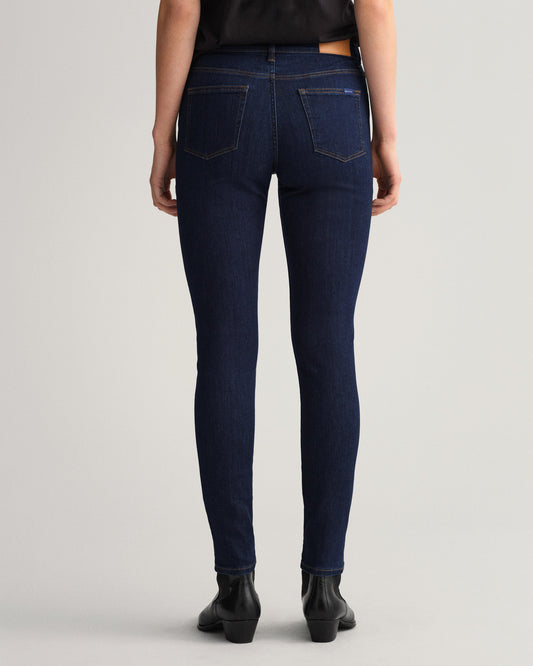 Damskie jeansy indygo Nella skinny fit