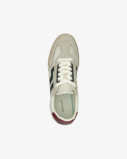 Męskie białe zamszowe sneakersy Baylle