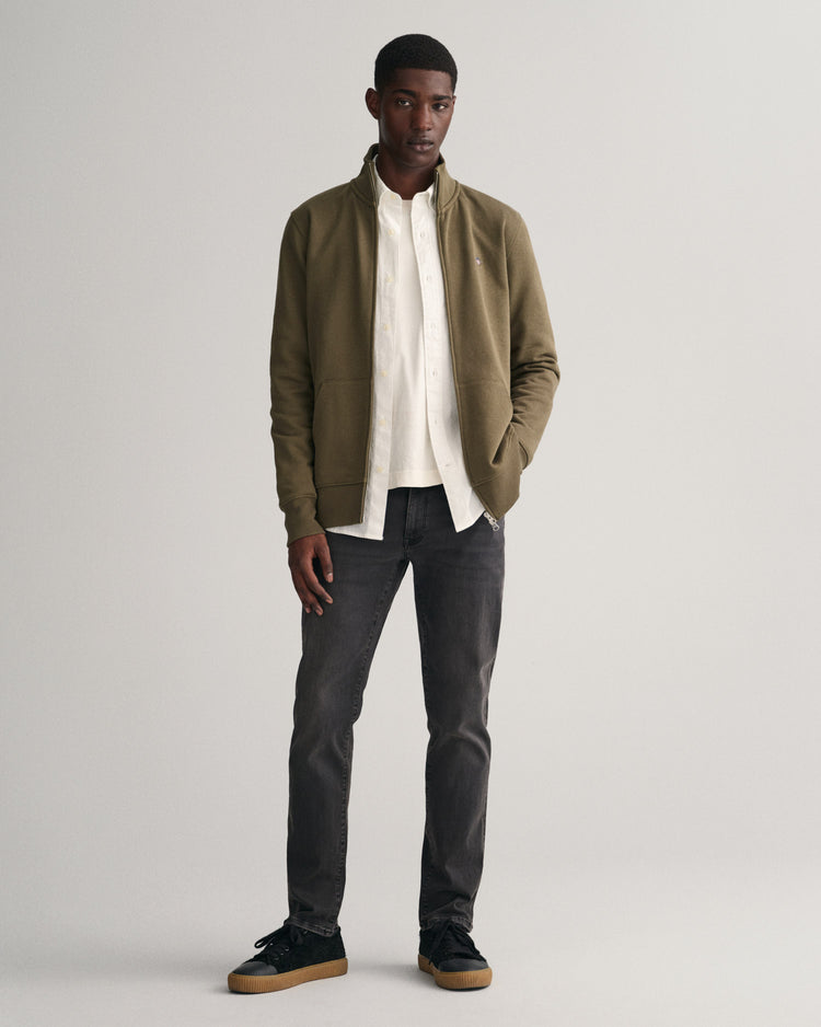 Spodnie jeansowe męskie extra slim fit czarne