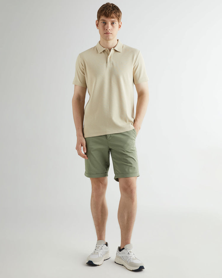 Szorty męskie regular fit zielone