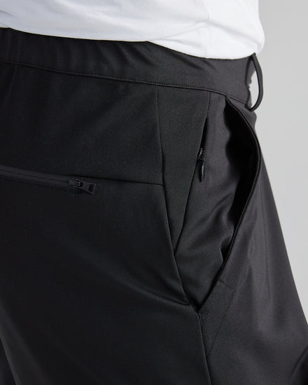 Szorty męskie z nadrukiem regular fit czarne