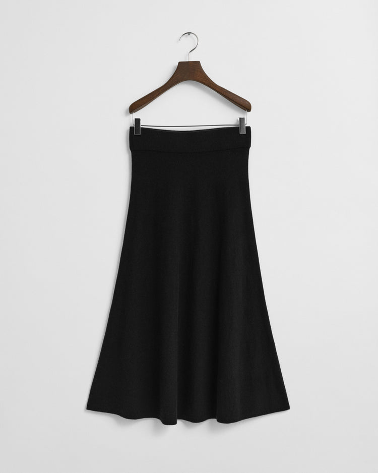 Spódnica damska regular fit czarna