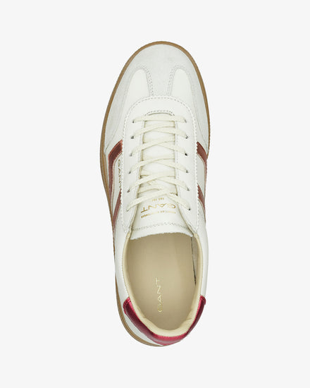 Damskie wielokolorowe zamszowe sneakersy Cuzima Metallic