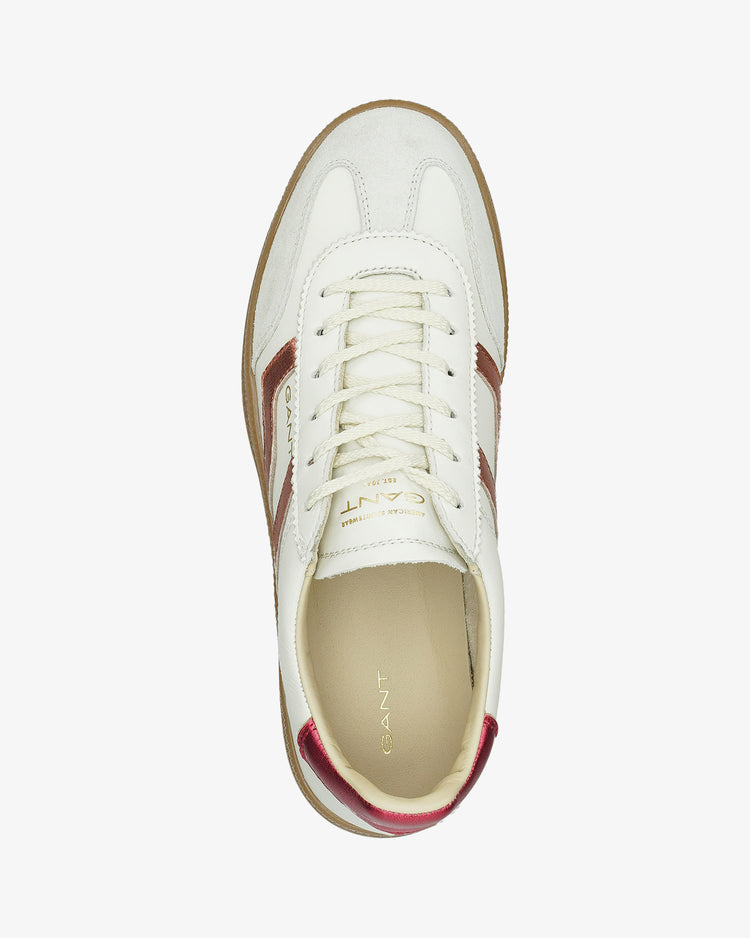 Damskie wielokolorowe zamszowe sneakersy Cuzima Metallic