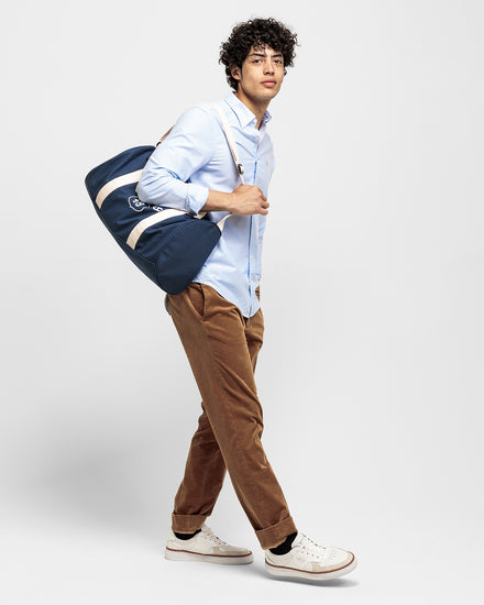 Męska niebieska koszula