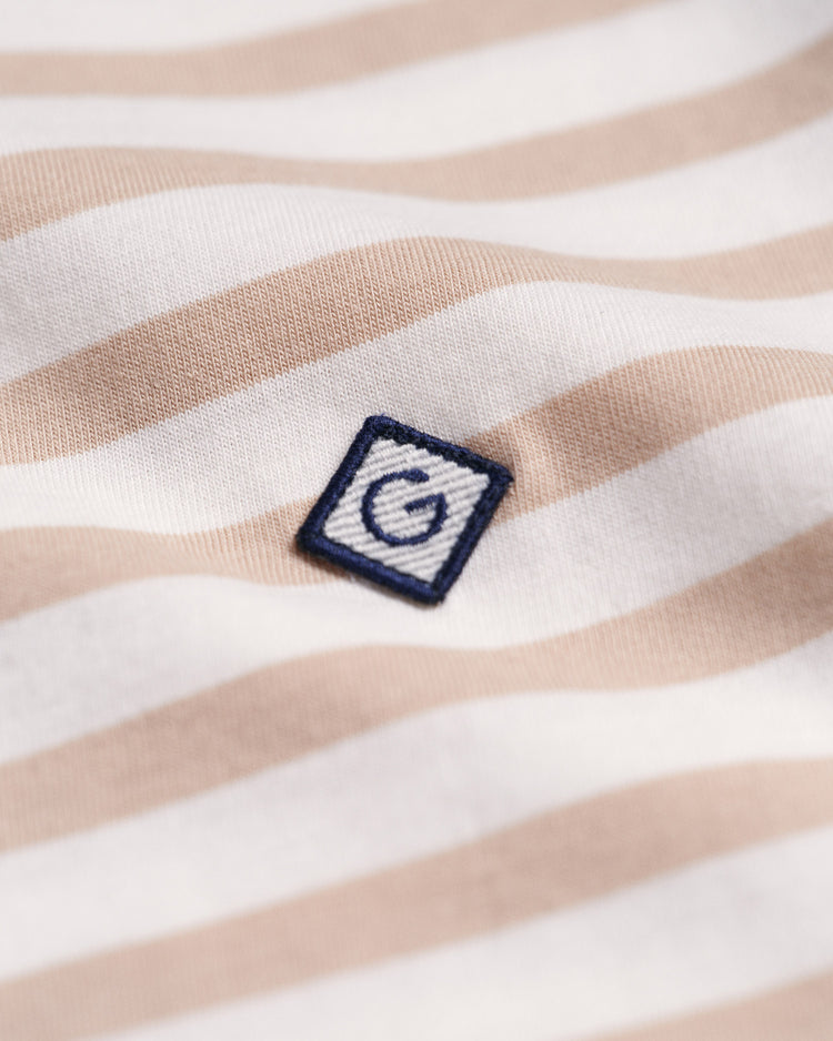 T-shirt w paski z motywem Icon G
