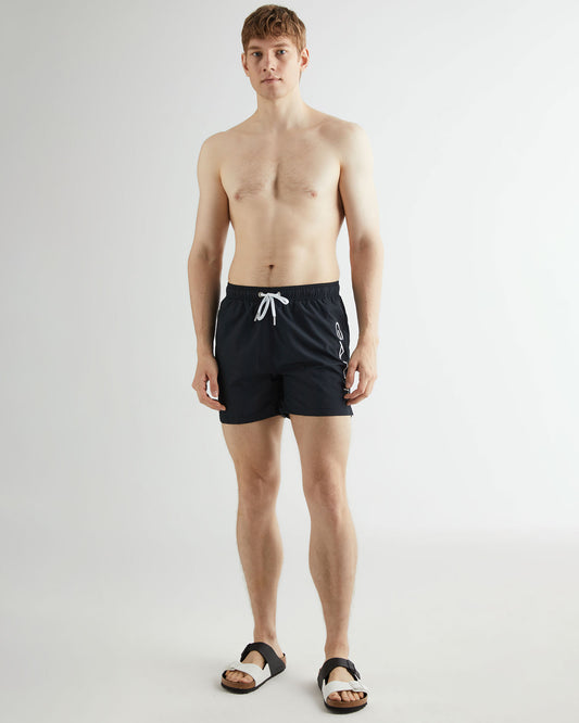Szorty kąpielowe męskie regular fit czarne
