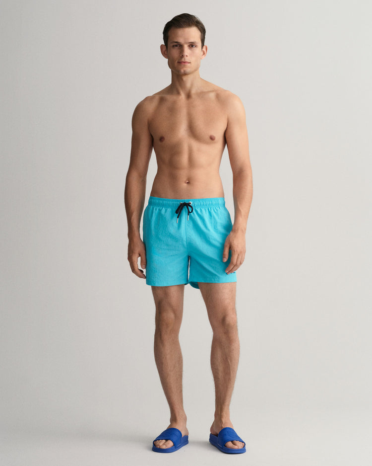 Szorty kąpielowe męskie classic fit niebieskie