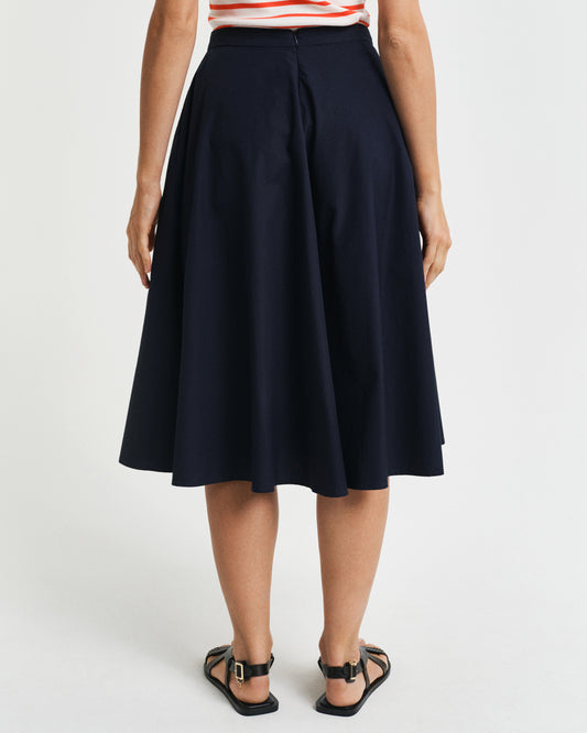 Spódnica damska loose fit granatowa