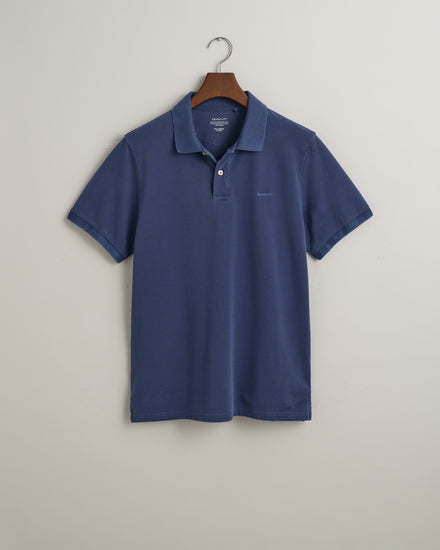 Bawełniane polo męskie z krótkim rękawem i kołnierzykiem polo regular fit