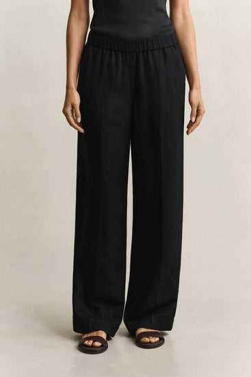 Spodnie damskie relaxed fit czarne