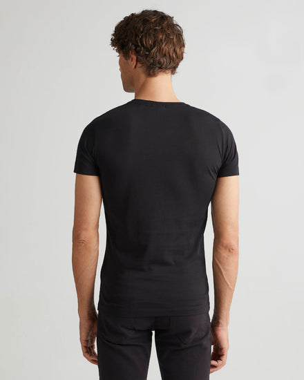 T-shirt Original z dekoltem w kształcie litery V slim fit