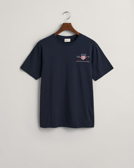T-shirt męski z nadrukiem z okrągłym dekoltem regular fit