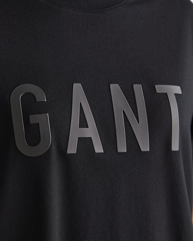 Techniczna koszulka graficzna cropped