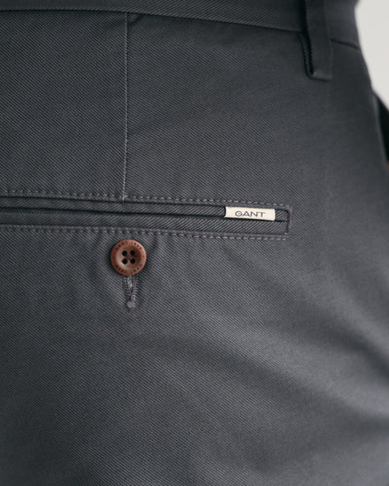Spodnie męskie slim fit szare