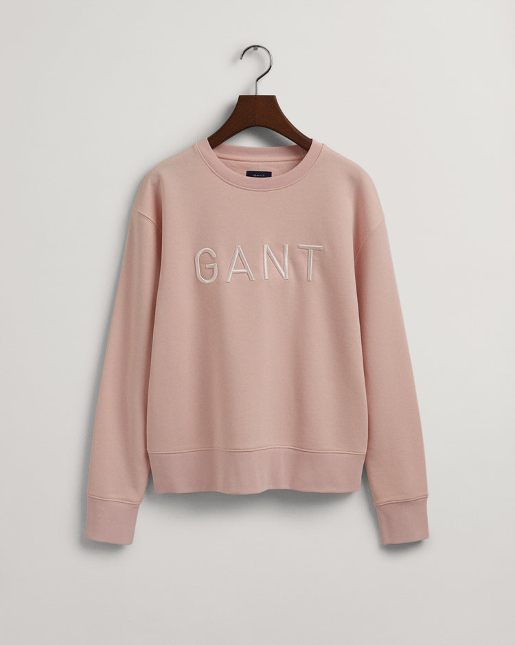 Bluza damska z nadrukiem relaxed fit różowa