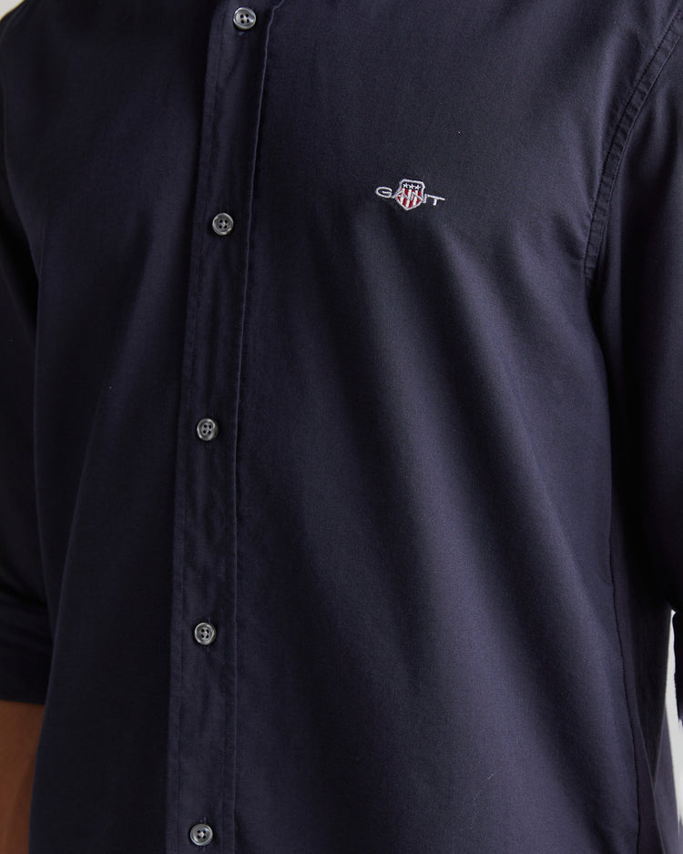 Koszula męska z długim rękawem regular fit granatowa