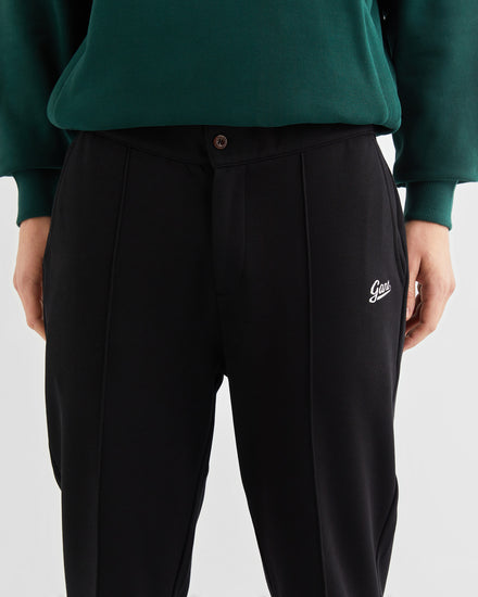 Bawełniane spodnie dresowe męskie regular fit czarne