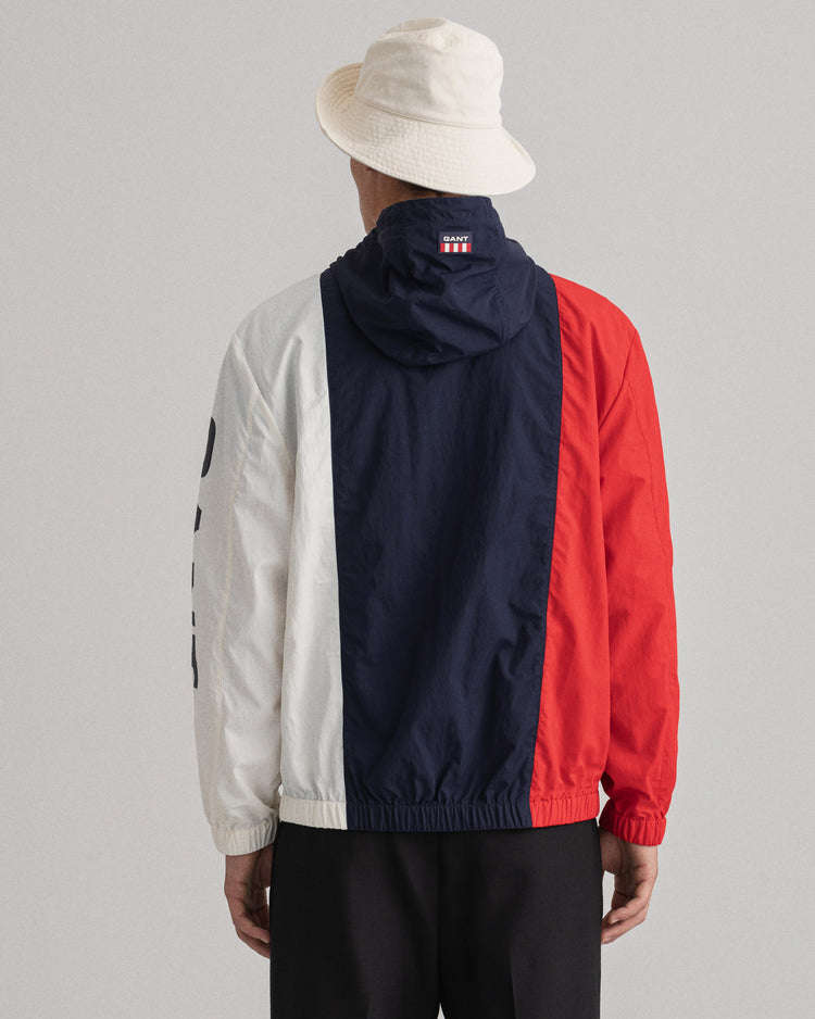 Kurtka męska z kapturem regular fit granatowa