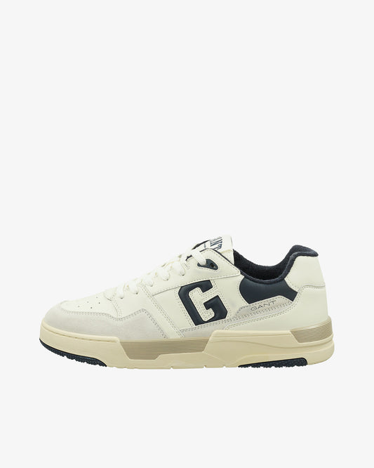 Buty sportowe męskie z nadrukiem beżowe