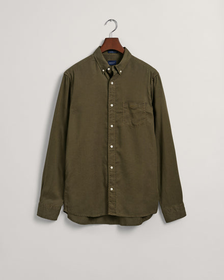 Męska zielona regular fit koszula